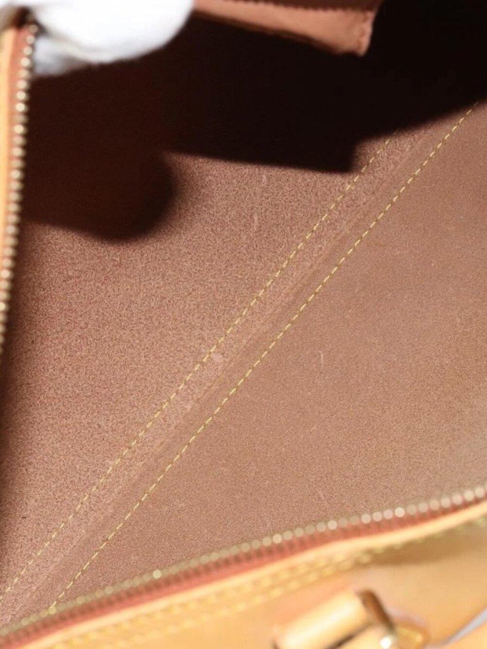 LOUIS VUITTON Nomad leather Speedy 30 Hand Bag Beige M85392 LV Auth 173756 - Picture 13 of 16